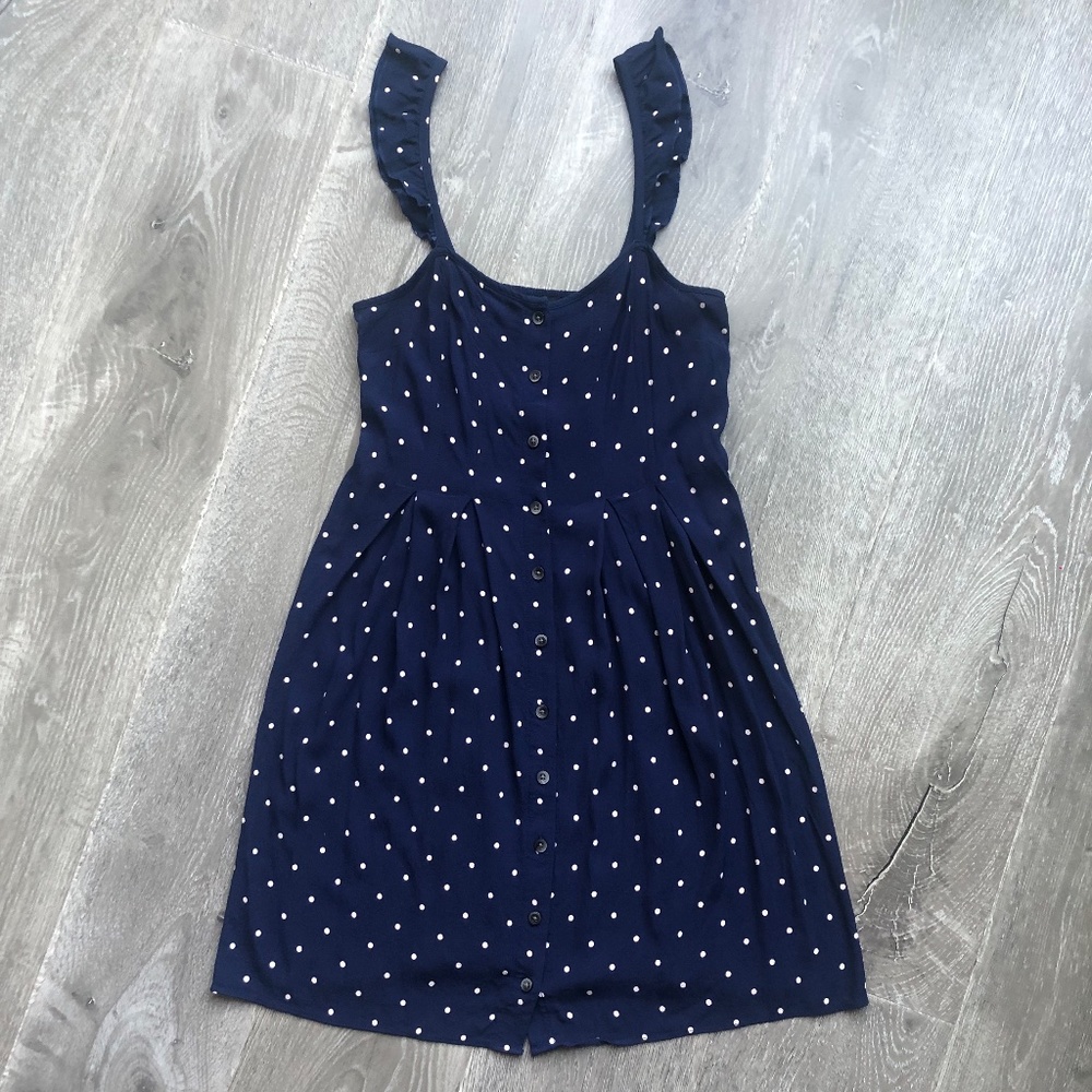 Madewell Ruffle-Strap Button-Front Dress - Picture 5 of 7